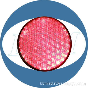 200mm Red Traffic Signal Lamp with Cobweb Lens